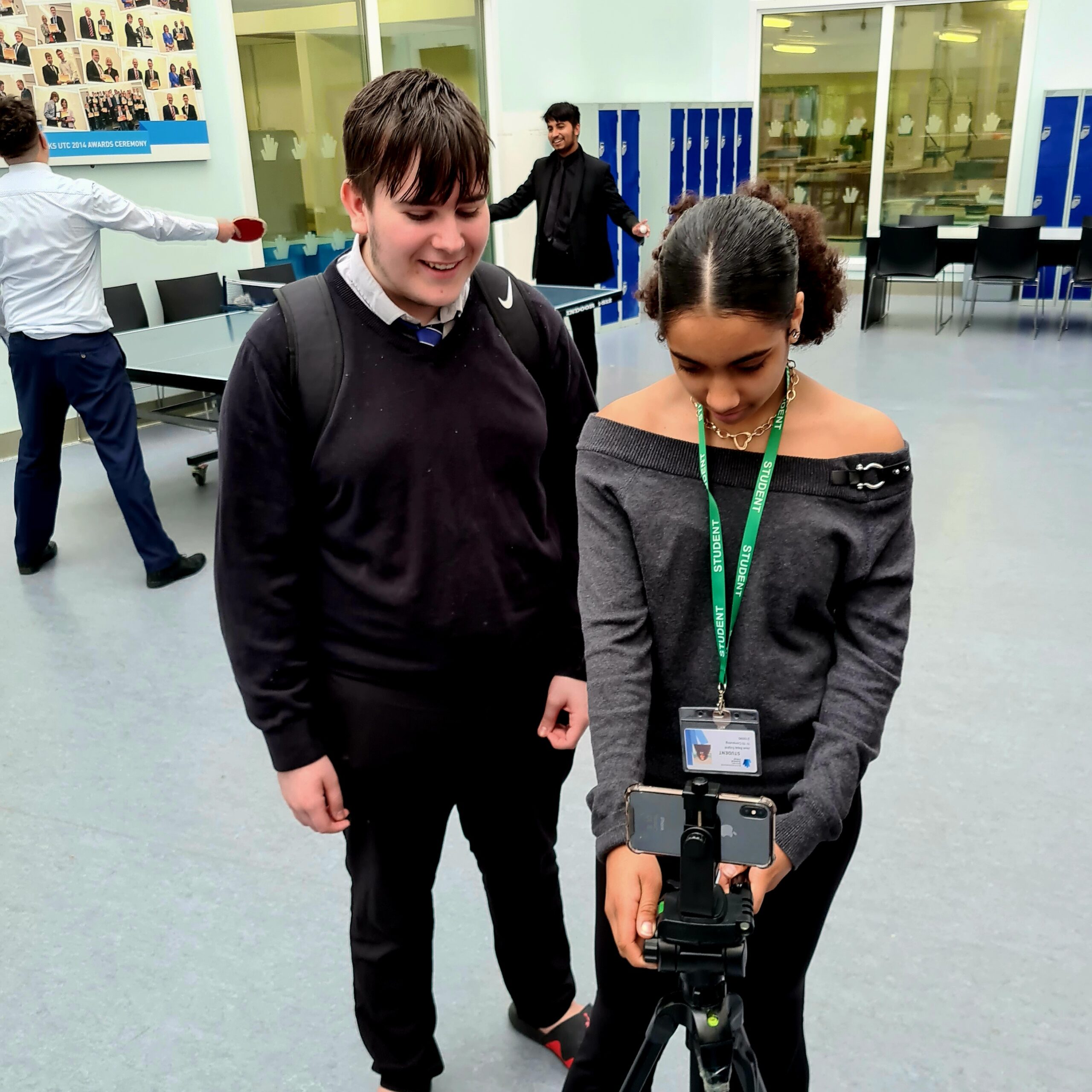 AUTC Computing students filming