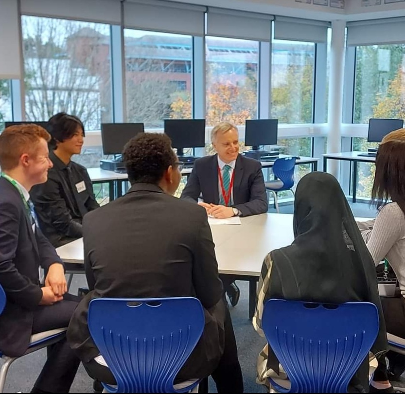 Students meet MP