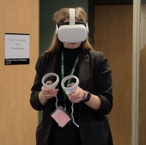 Aylesbury UTC Health and Social Care AI experience of Virtual reality in a hospital.
