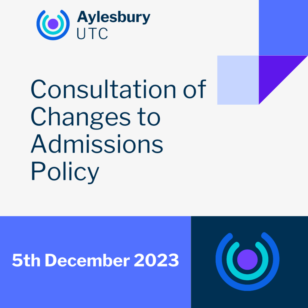 Consultation of changes to admissions Policy