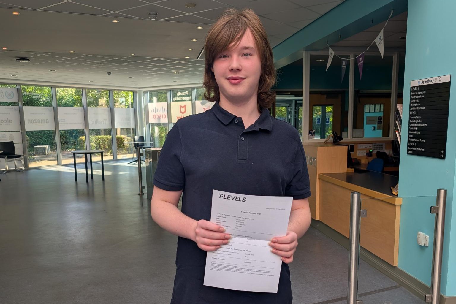 Aylesbury UTC Celebrates Digital T-Level Cohort Success